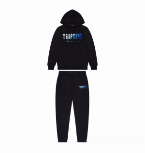 Black Trapstar Chenille Decoded Hoodie Men's Tracksuits | PWUBFL-604