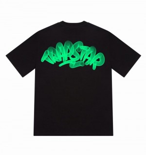 Black Trapstar Colour Blitz Tee Men's T Shirts | IFPADM-473