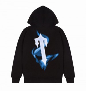 Black Trapstar Decoded Men's Hoodie | CKXPHI-694