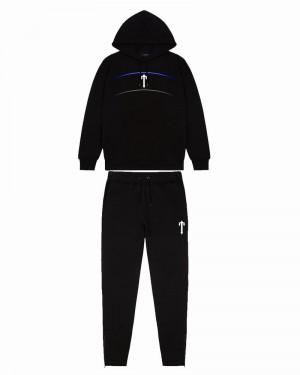 Black Trapstar Horizon T Men's Tracksuits | CVPILT-059