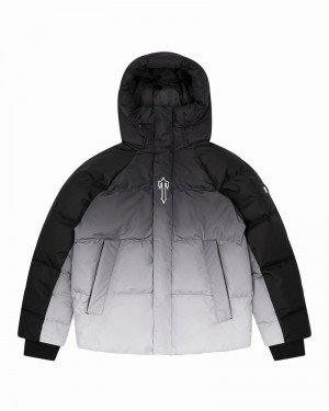 Black Trapstar Irongate Arch Puffer AW23 Men's Jackets | XFJSTV-281