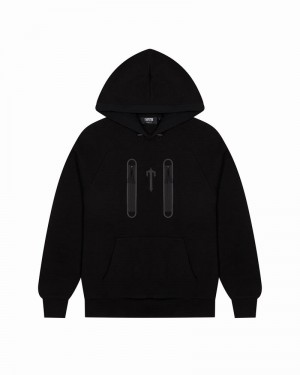 Black Trapstar Irongate T Trap Fleece Hoodie Men's Tracksuits | JKNFEA-340