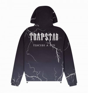 Black Trapstar Irongate T Windbreaker Men's Jackets | PXRBOT-612