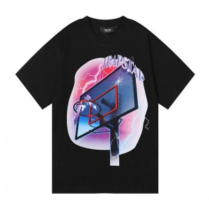 Black Trapstar Never Miss Tee Men's T Shirts | CYAUFO-638