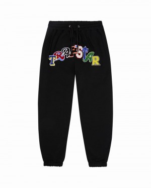 Black Trapstar Wildcard Jogging Men's Tracksuits | STQRGN-310