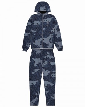 Black / Grey Trapstar Irongate T Camo Men's Tracksuits | CYGKWZ-684