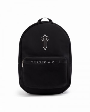 Black / White Trapstar It’s A Secret Rucksack Men's Backpacks | UIOJEF-983