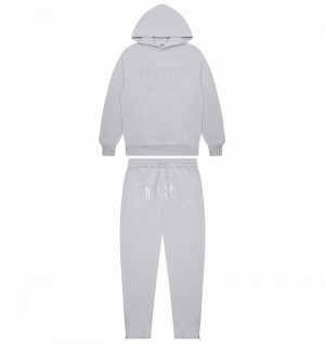 Blue Trapstar Decoded Hooded Gel Men's Tracksuits | BFMYUP-481