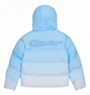 Blue Trapstar Hyperdrive Technical Puffer Men's Jackets | DPZTHG-845