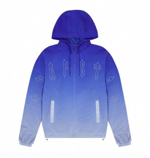 Blue Trapstar Irongate Windbreaker Men's Jackets | LTRXOI-860