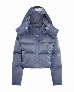 Blue Trapstar Magnetic T Trim Puffer Women's Jackets | ZPMNID-431