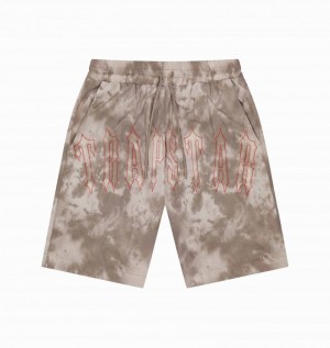 Coffee Trapstar Pigment Irongate Shorts Men's Sets | AVWORH-695