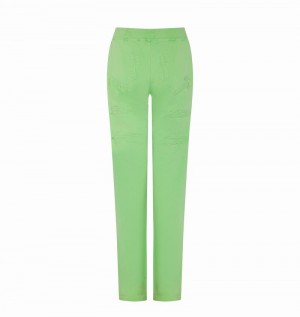 Green Trapstar Irongate Split Leg Jogging Women's Pants | EHRPCL-795