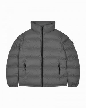 Grey Trapstar It’s a Secret Puffer Men's Jackets | JVMZAT-051