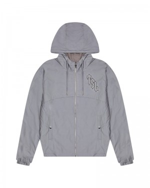 Grey Trapstar Shooters Men's Jackets | YKBHPF-204