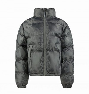 Grey Trapstar T Jacquard Puffer Women's Jackets | DMKBIO-701