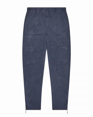 Navy Trapstar Patchwork Irongate Men's Pants | LMAPNO-571