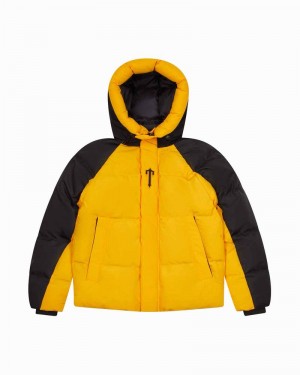 Yellow / Black Trapstar Irongate Arch Puffer AW23 Men's Jackets | VFPRDW-468