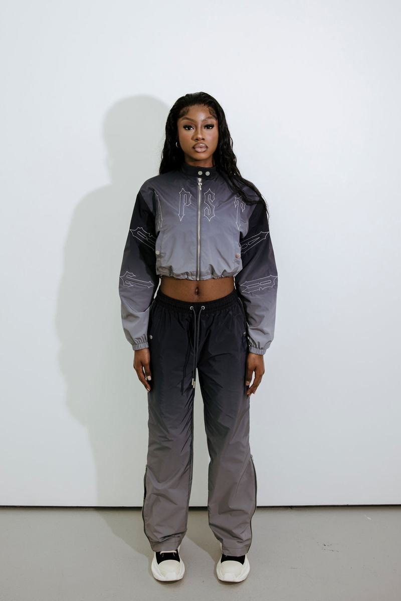 Black Trapstar Arch Windbreaker Women's Jackets | STLKWN-194