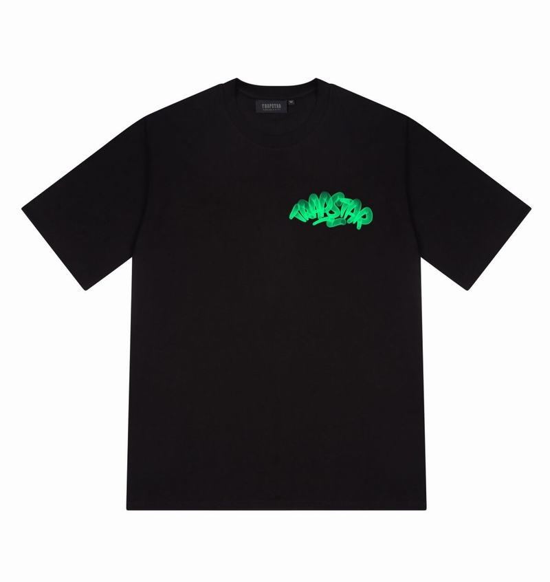 Black Trapstar Colour Blitz Tee Men's T Shirts | IFPADM-473