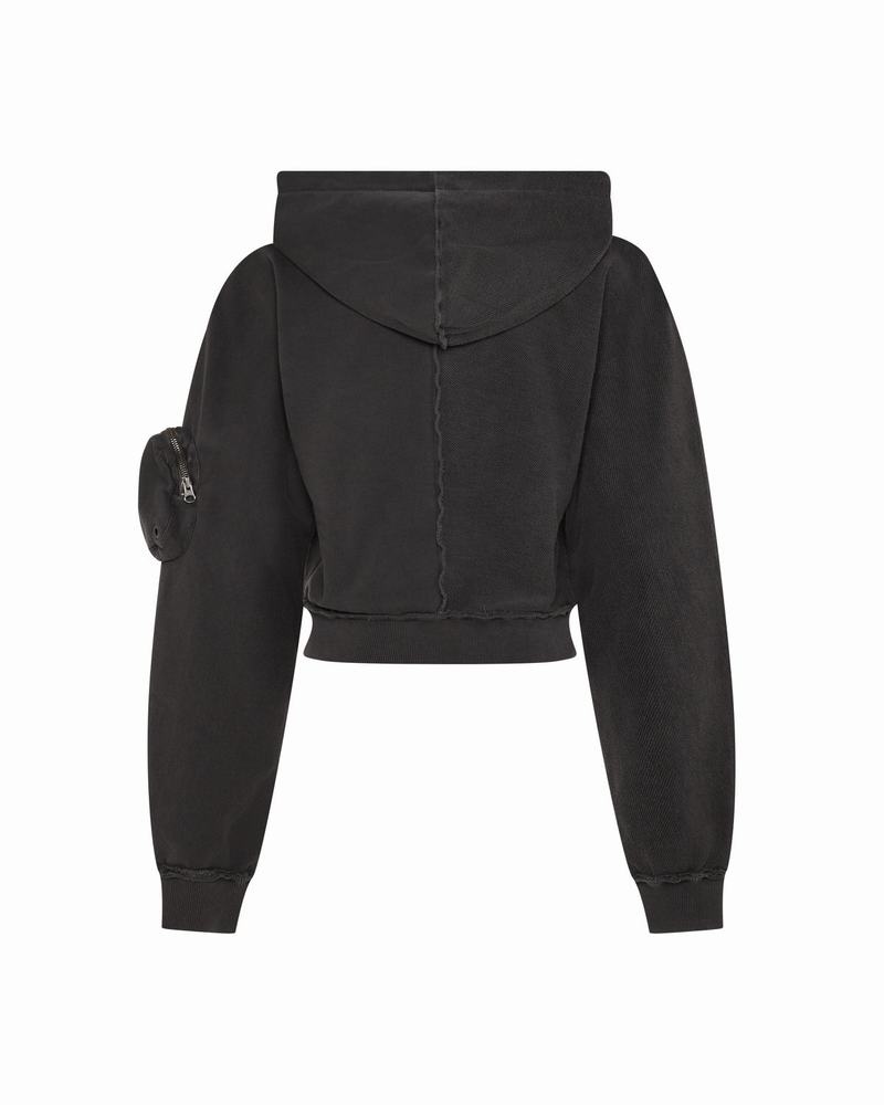 Black Trapstar Construct Batwing Hoodie Women's Tracksuits | WABIHE-635