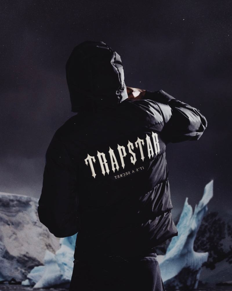 Black Trapstar Decoded AW23 Puffer Men's Jackets | SCVHJI-238