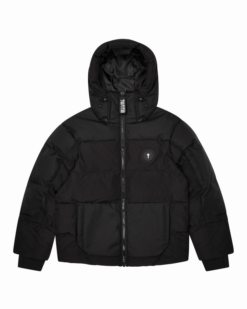 Black Trapstar Decoded AW23 Puffer Men\'s Jackets | SCVHJI-238