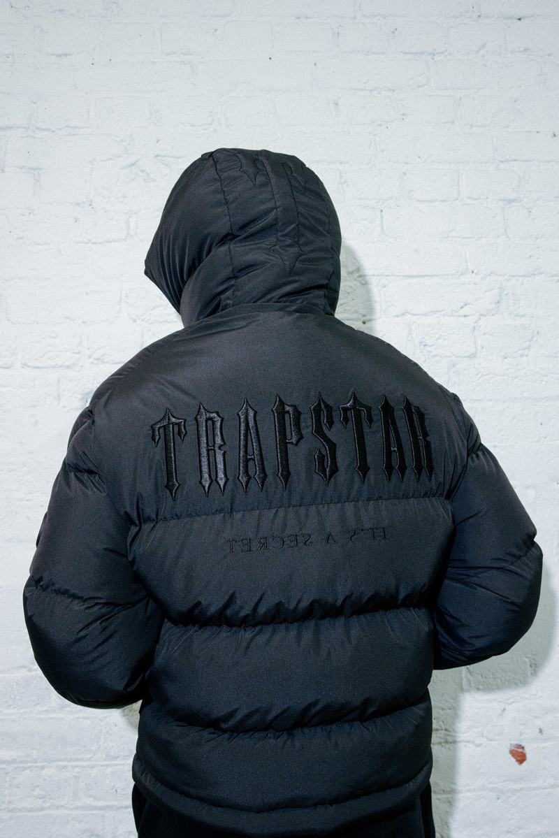 Black Trapstar Decoded Hooded Puffer 2.0 Men's Jackets | JZUNAO-234