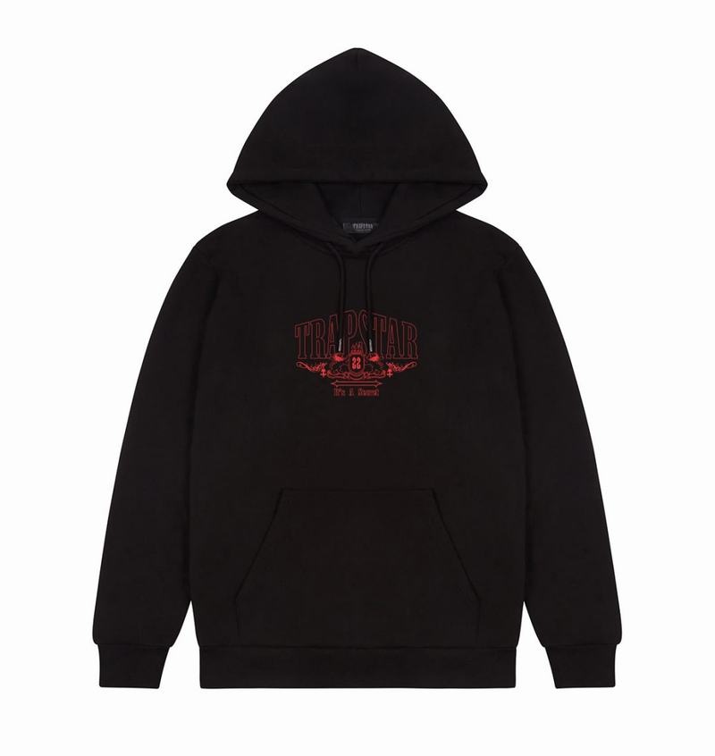 Black Trapstar Fine Dining 2.1 Men\'s Hoodie | QSNHOG-972