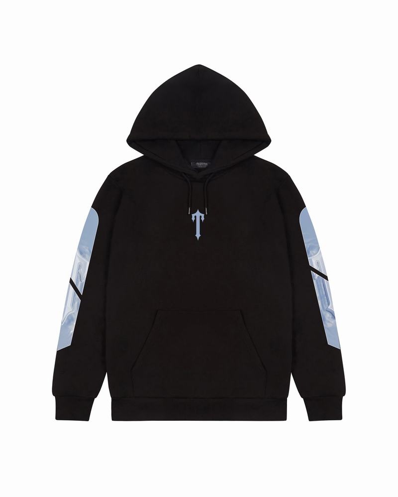 Black Trapstar Freeze Art of War Men's Hoodie | SCEYUH-437