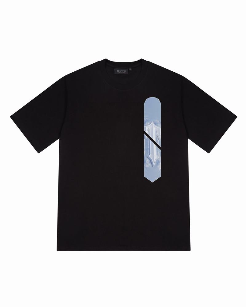 Black Trapstar Freeze Art of War Tee Men's T Shirts | YDMAUQ-170