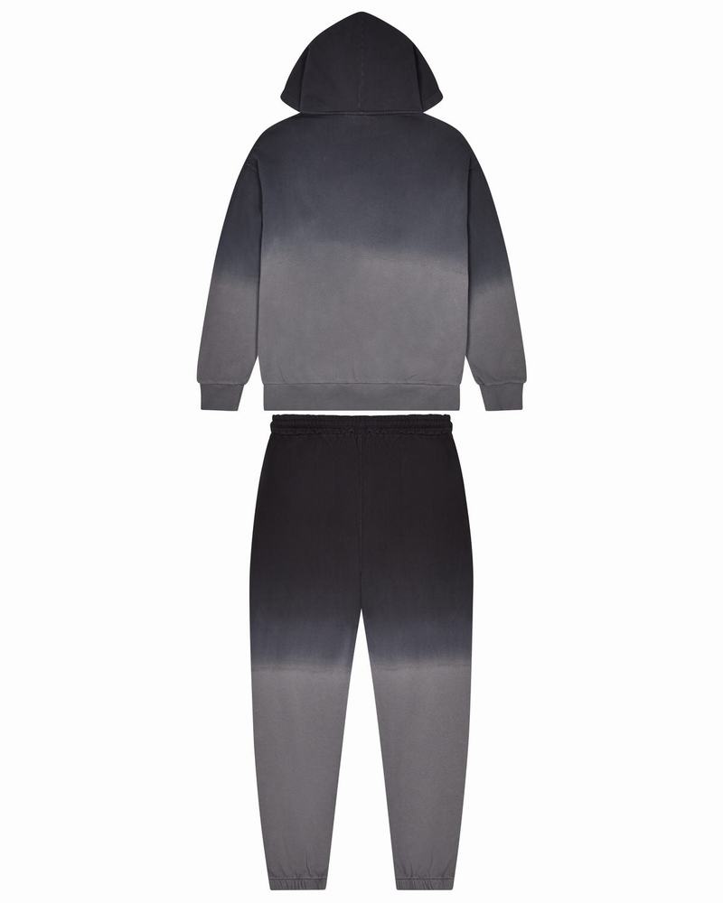 Black Trapstar Gradient Arch Men's Tracksuits | DXBWUP-762