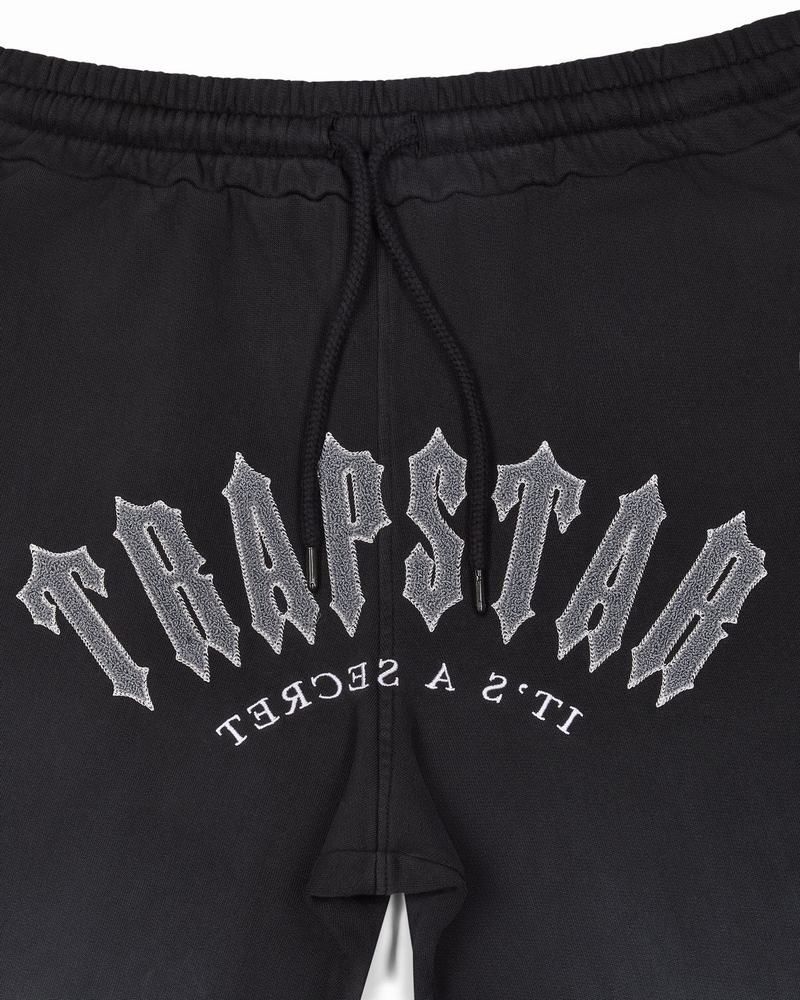 Black Trapstar Gradient Arch Men's Tracksuits | DXBWUP-762