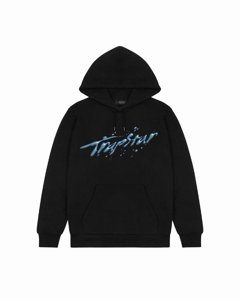 Black Trapstar H2O Men\'s Hoodie | ZUYKES-893