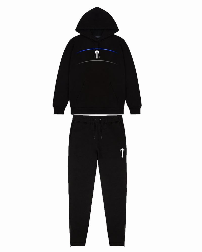 Black Trapstar Horizon T Men\'s Tracksuits | CVPILT-059