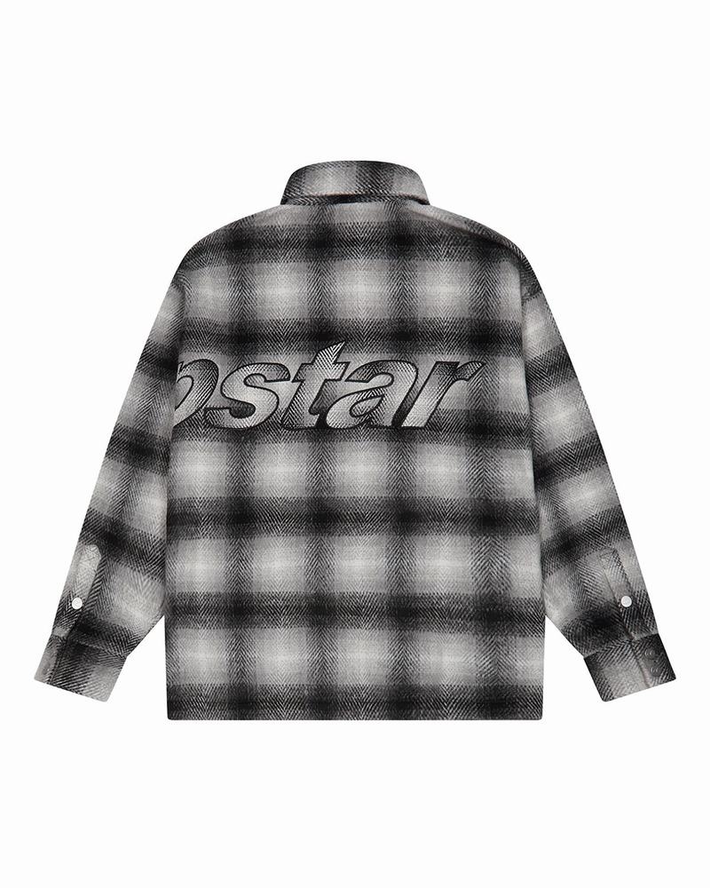 Black Trapstar Hyperdrive Overshirt Shirt Men's Jackets | FNMSPI-512