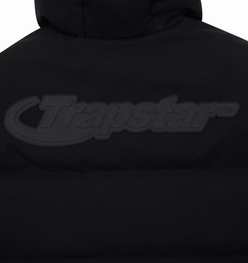 Black Trapstar Hyperdrive Technical Puffer Men's Jackets | UJAGKN-362