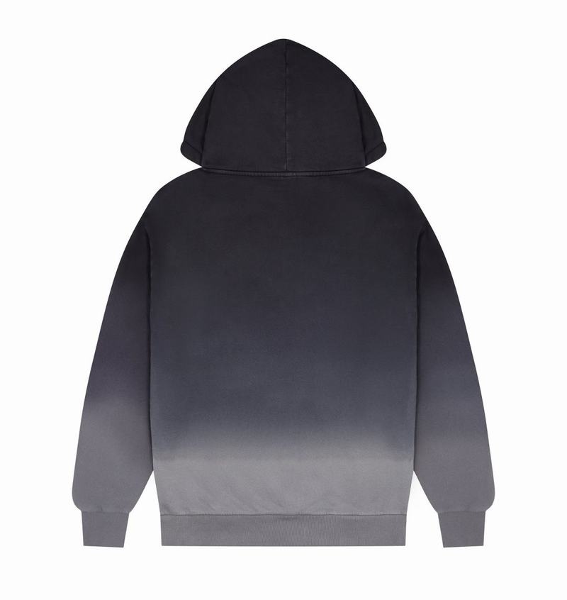 Black Trapstar Irongate Arch Chenille Hoodie Men's Tracksuits | AHWRIY-340