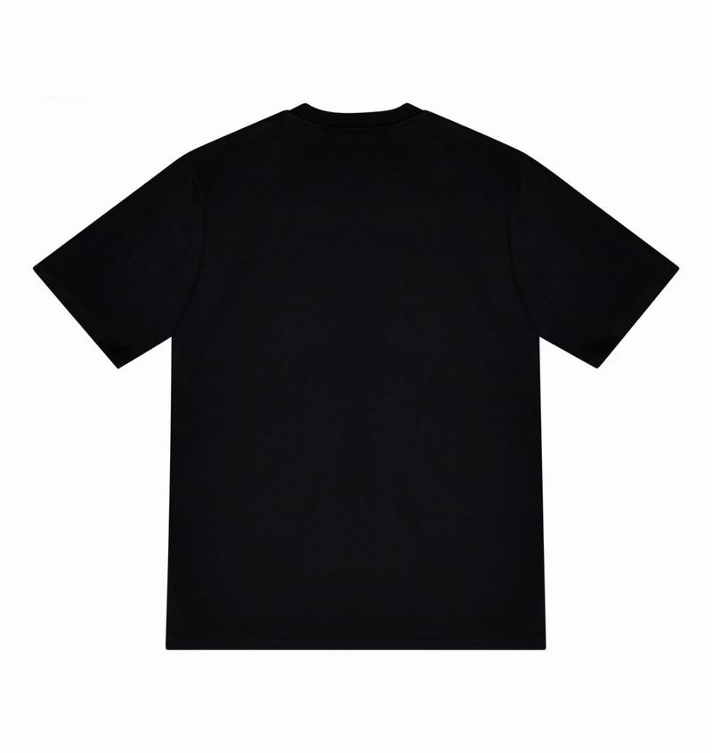 Black Trapstar Irongate Arch Embossed Tee Men's T Shirts | PZEGIR-450