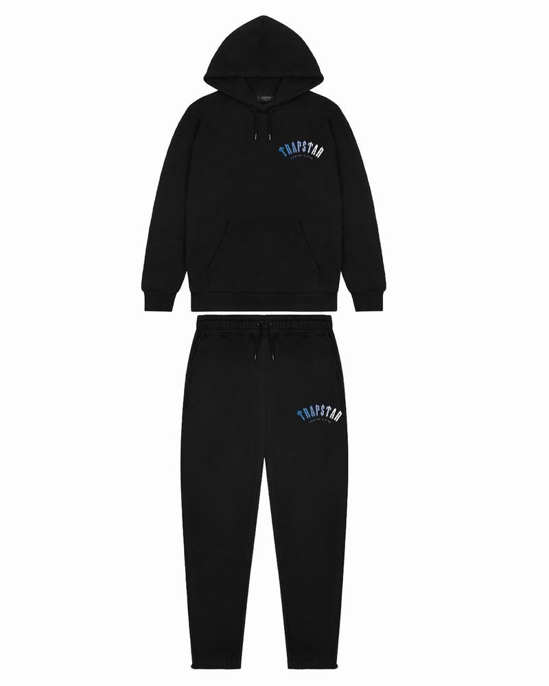 Black Trapstar Irongate Arch Fade Men\'s Tracksuits | NEYXZJ-251