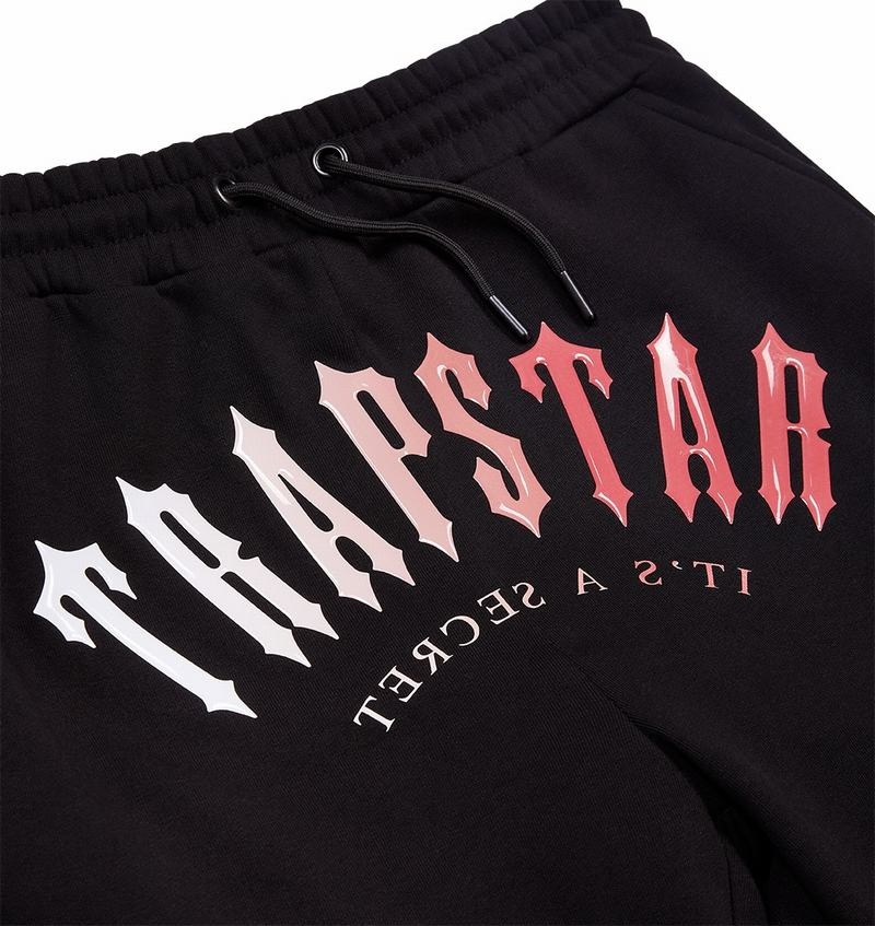 Black Trapstar Irongate Arch It's A Secret Hooded Gel Men's Tracksuits | MRTUYF-678