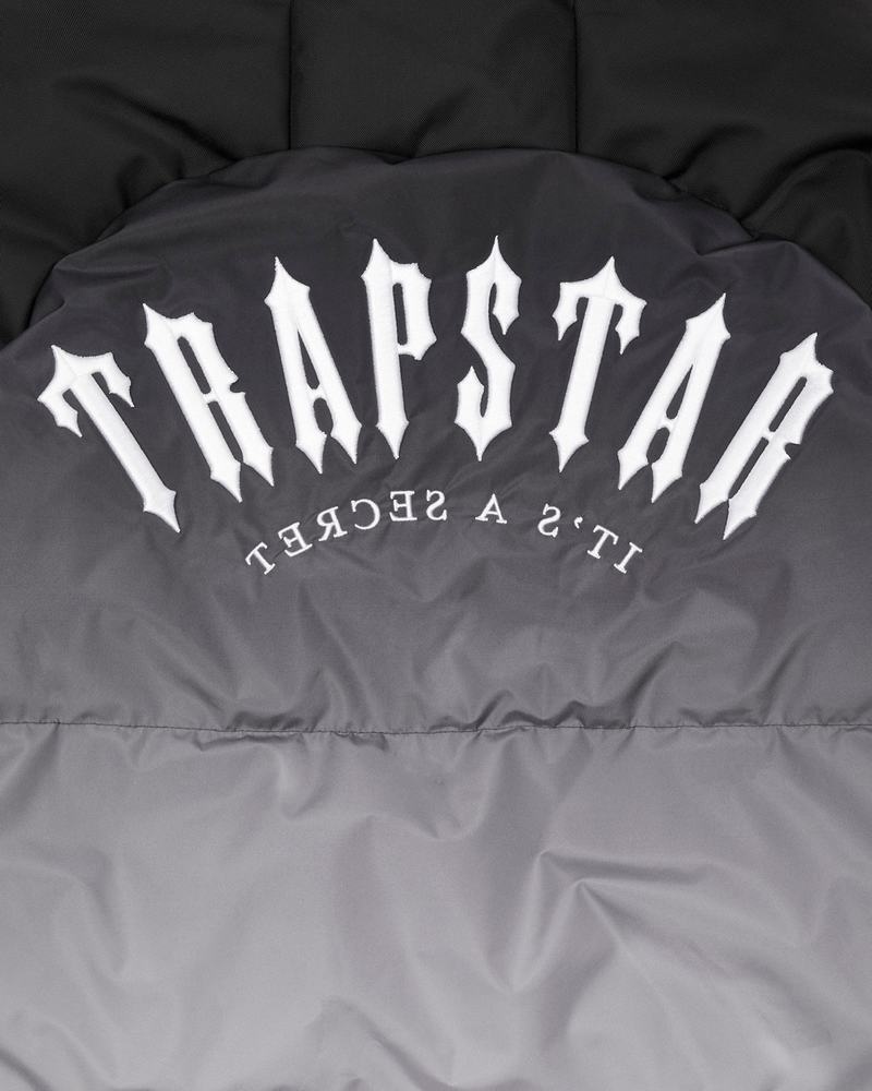 Black Trapstar Irongate Arch Puffer AW23 Men's Jackets | XFJSTV-281