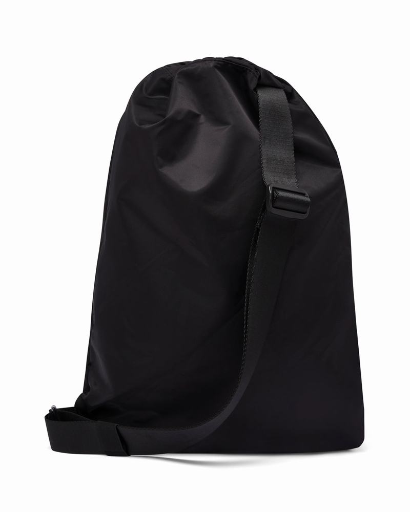 Black Trapstar Irongate Drawstring Men's Bags | PMDSUT-703