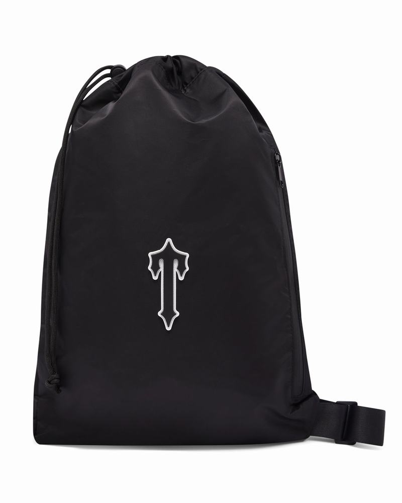 Black Trapstar Irongate Drawstring Men\'s Bags | PMDSUT-703