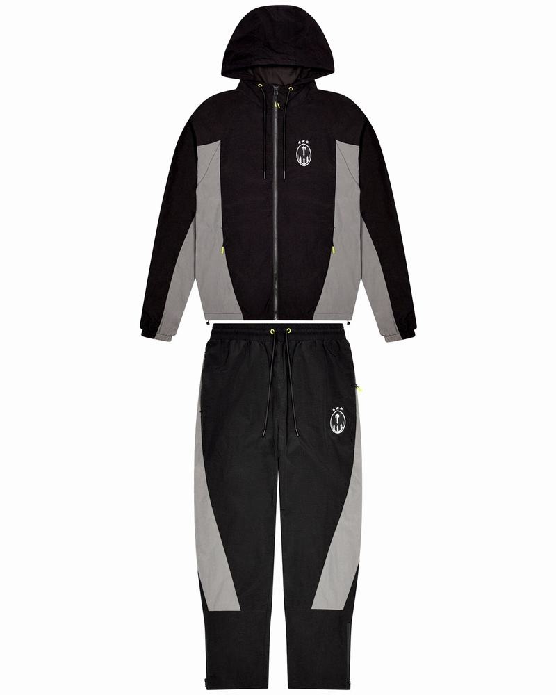 Black Trapstar Irongate T Crest Men\'s Tracksuits | CYRFOH-708