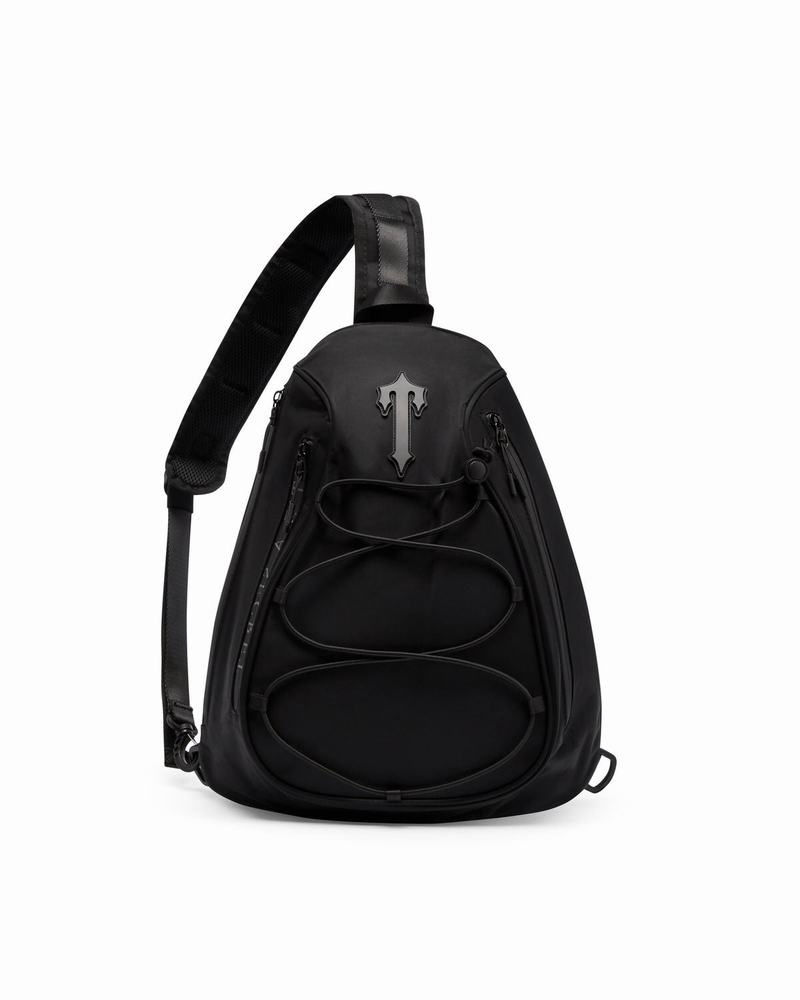 Black Trapstar Irongate T Roadsack Men\'s Backpacks | ORLFZC-024