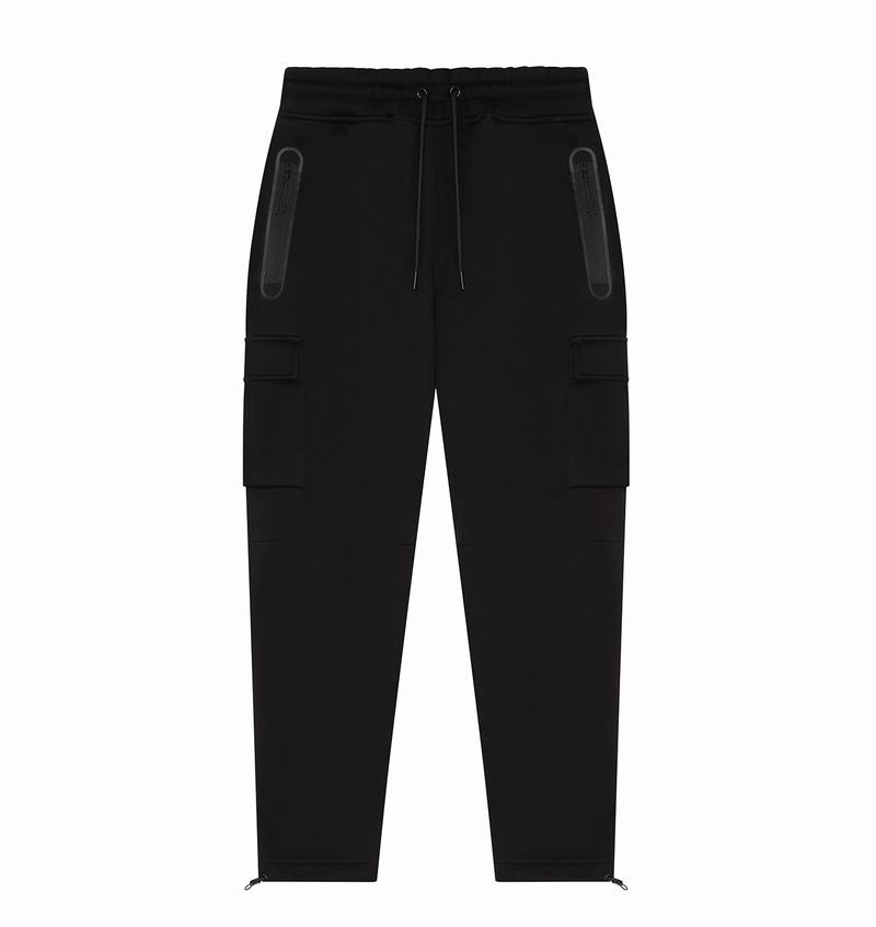 Black Trapstar Irongate T Trap Fleece Men\'s Pants | ZWRQSA-437