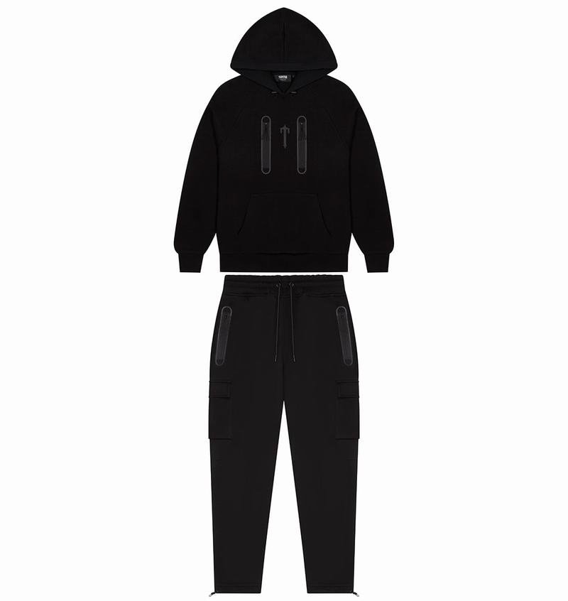 Black Trapstar Irongate T Trap Fleece Men's Tracksuits | GDNAFK-924