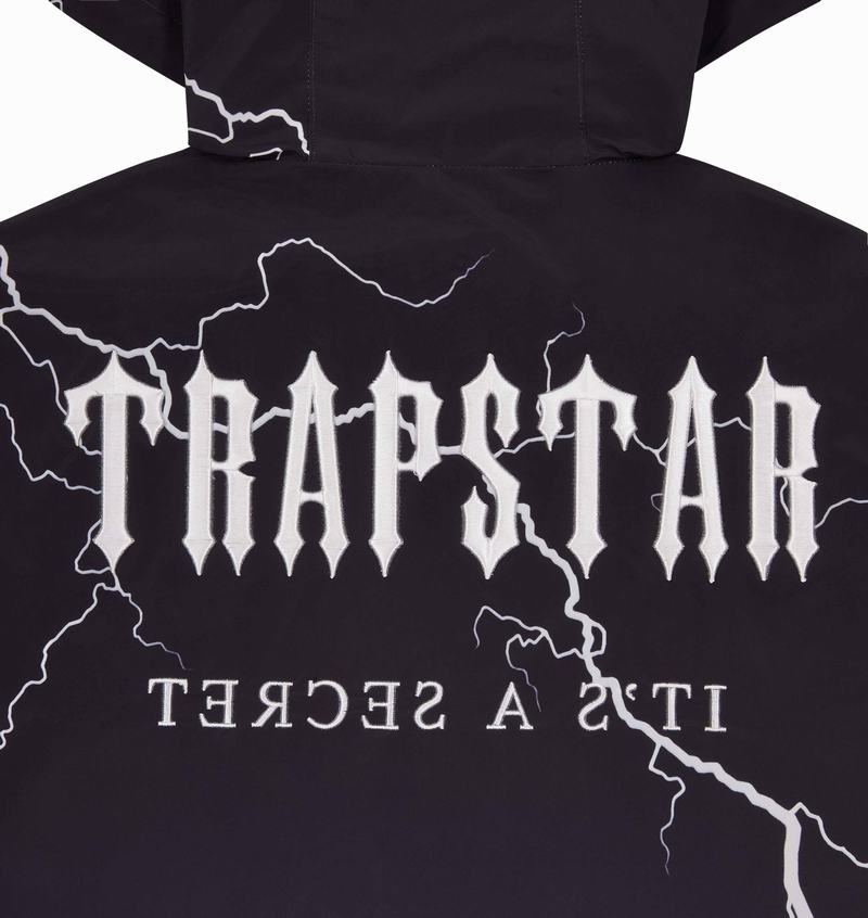 Black Trapstar Irongate T Windbreaker Men's Jackets | PXRBOT-612