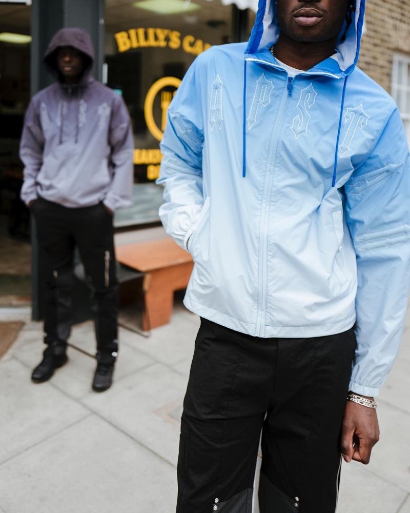 Black Trapstar Irongate Windbreaker Men's Jackets | HXCFGE-479